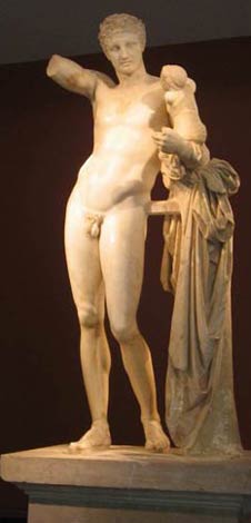 Гермес. Римская копия скульптуры Праксителя 