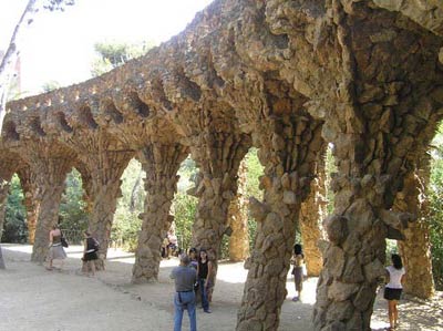 Парк Гуэль, Барселона, архитектор Антонио Гауди
